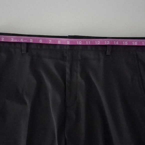 Nike Golf Shorts Men's 36x11 Dri-Fit Flat Front Black 551808-010 Preppy Stretch - Picture 9 of 11